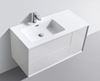 Picture of Messina WHITE Bathroom cabinet 1000  mm L with 2 drawers and 1 door