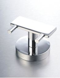 Picture of COMO Double  ROBE HOOK, Solid Brass, square style