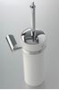 Picture of SAN REMO TOILET BRUSH Holder, Ceramic and Brass, round style
