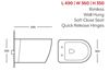 Picture of Gio Alvito close couple toilet, rimless