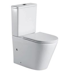 Picture of Gio Evora rimless close couple toilet
