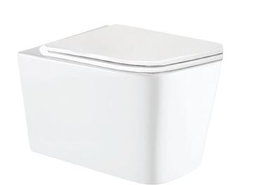 Picture of Gio Sintra wall hung pan with soft close toilet seat