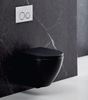 Picture of Gio Alvito BLACK Rimless wall hung pan with soft close toilet seat