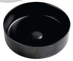 Picture of BLACK Basin 355 mm diameter. vitreous china
