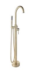 Picture of Bijiou Stylet Gold Freestanding bath mixer round style, heavy brass