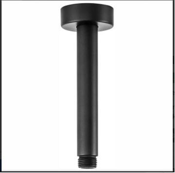 Picture of Black Ceiling Round Shower Arm 150 mm long Brass