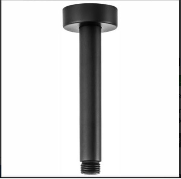 Picture of Black Ceiling Round Shower Arm 150 mm long Brass