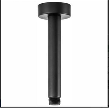 Picture of Black Ceiling Round Shower Arm 300 mm x 24 mm dia Brass