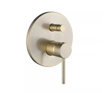 Picture of Bijiou Stylet GOLD concealed Divertor SHOWER or BATH mixer, 15 year warranty
