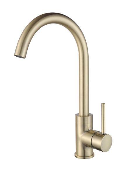 Picture of Bijiou Stylet GOLD Kitchen Sink mixer, deck type