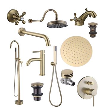 Picture for category BRONZE and GOLD finish Mixers, Plumbing and Fittings