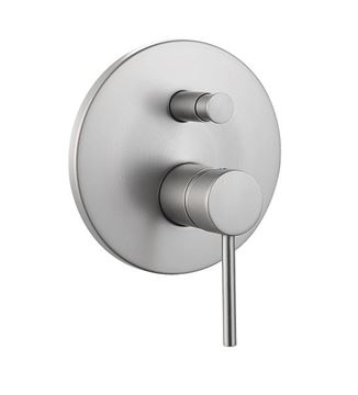 Picture of Bijiou Stylet SATIN NICKEL Bath OR Shower DIVERTOR mixer, 15 year warranty