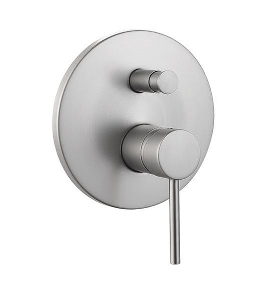 Picture of Bijiou Stylet SATIN NICKEL Bath OR Shower DIVERTOR mixer, 15 year warranty