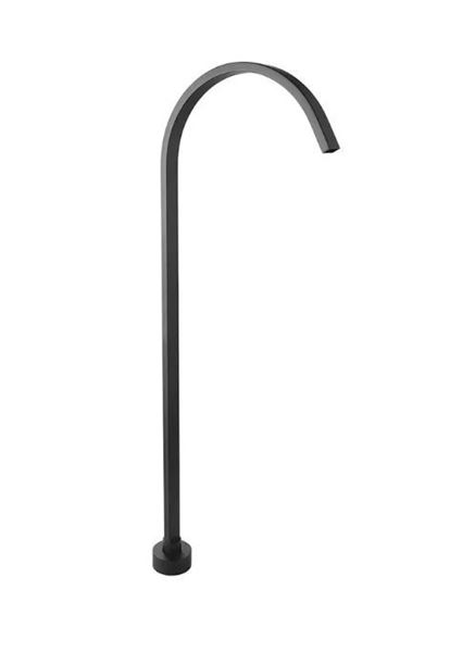 Picture of Bijiou BLACK Freestanding Brass Bath SPOUT, 15 year warranty