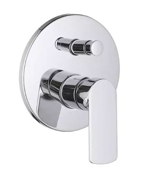 Picture of Bijiou Savole Bath OR Shower DIVERTOR mixer, Chrome Plated Brass, 15 year warranty