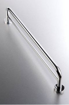 Picture of Genova Double RAIL 600 mm Length Brass Chrome plated