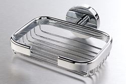 Picture of Genova SHOWER Soap BASKET, Brass chrome plated 