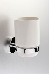 Picture of Genova TUMBLER Holder, Brass and Ceramic