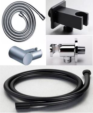 Picture for category Shower Hoses, Brackets & Outlets