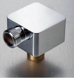 Picture of Square Brass wall outlet