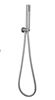 Picture of Bijiou Satin NICKEL Hand Shower SET with brass hand shower, outlet with bracket & flexihose