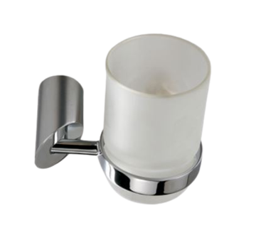 Picture of SAN REMO TUMBLER Holder, Ceramic and Brass, round style