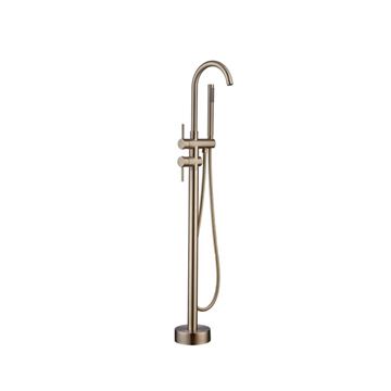 Picture of Verona GOLD Freestanding BATH mixer SET with hand shower