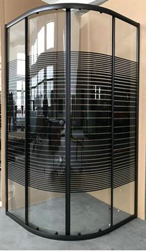 Picture of SALE Nova Black Shower Enclosure 900 x 900 x 1800 mm, ex JHB