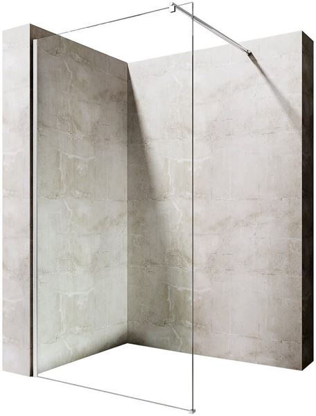 Picture of SALE Lucille Walk-In shower screen 1000 x 1950 x 8 mm tempered glass, EX JHB