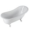 Picture of Sale Devon slipper freestanding acrylic bath 1680 x 755 x 770 mm H White feet, ex JHB