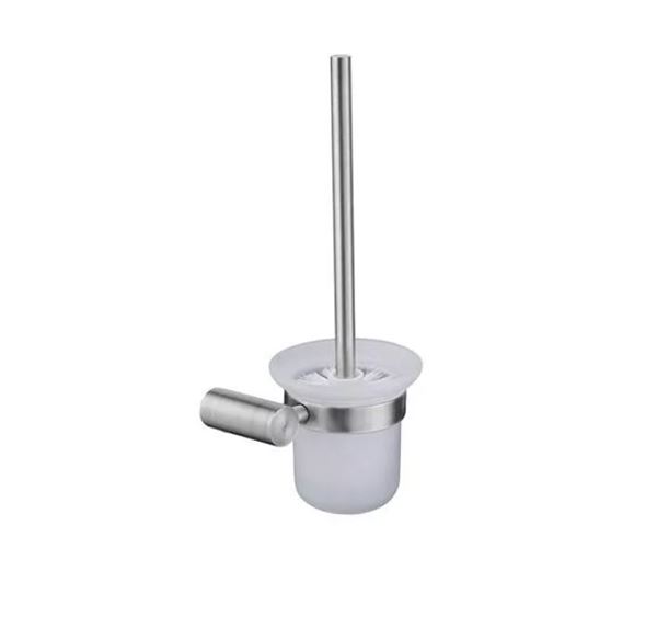 Picture of Bijiou Valleuse Toilet Brush holder, Brass with Satin NICKEL finish 