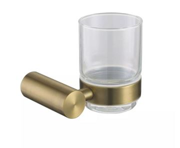 Picture of Bijiou Valleuse Tumbler Holder, Brass with GOLD finish