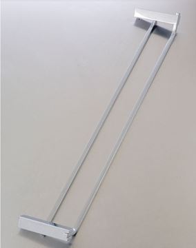 Picture of Murano Double Towel Rail, Minimalist Design, Square style