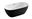 Picture of JHB Sale Bijiou Pontet Freestanding BLACK & White acrylic bath 1600 x 815 x 580 mm H