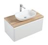 Picture of Lazio Bathroom cabinet 900 mm with 1 drawer, wooden countertop and basin, FREE delivery to JHB & Pretoria