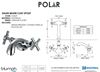 Picture of Polar BASIN Mixer cast spout 