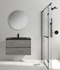 Picture of Enzo Concrete bathroom cabinet SET 600 mm L with BLACK basin and 2 drawers, DELIVERED to MAIN cities