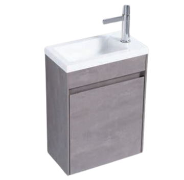 Picture of Enzo CONCRETE small bathroom cabinet SET 400 x 220 mm, 1 door, FREE delivery to JHB and Pretoria