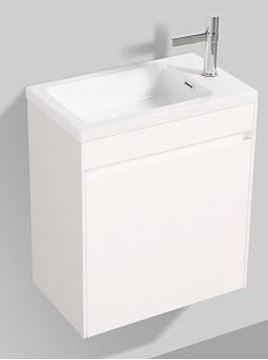 Picture of Enzo narrow WHITE bathroom cabinet SET 540 x 325 mm, 1 door, FREE delivery to JHB and PRETORIA