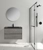 Picture of Enzo Concrete bathroom cabinet SET 600 mm L with BLACK basin and 2 drawers, FREE delivery to JHB/ PRETORIA