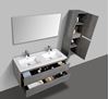 Picture of Enzo Concrete Double bathroom cabinet SET 1200 mm L, BLACK basins, 2 drawers, DELIVERED to MAIN cities