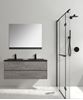 Picture of Enzo Concrete Double bathroom cabinet SET 1200 mm L, BLACK basins, 2 drawers, DELIVERED to MAIN cities