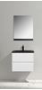 Picture of Enzo White bathroom cabinet SET 600 mm L with  BLACK basin, 2 drawers DELIVERED to MAIN cities