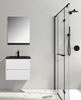 Picture of Enzo White bathroom cabinet SET 600 mm L with BLACK basin, 2 soft closing drawers, FREE delivery to JHB and Pretoria
