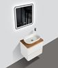 Picture of Lazio Bathroom cabinet 600 mm with 2 drawers, wooden countertop and basin, DELIVERED to MAIN cities