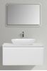 Picture of Santorini 900 mm L Bathroom cabinet, 1 drawer, Calacatta style countertop, WHITE basin, FREE delivery to JHB and Pretoria