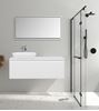 Picture of Santorini 1200 mm L Bathroom cabinet, 1 drawer, Calacatta style countertop, WHITE basin. DELIVERED to MAIN Cities