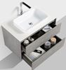 Picture of Madrid 800 mm CONCRETE cabinet SET, 2 drawers, Quartz stone countertop, basin, FREE delivery to JHB and Pretoria