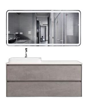 Picture of Madrid 1200 mm CONCRETE cabinet SET, 2 drawers, Quartz stone countertop, basin, FREE delivery to JHB and PRETORIA