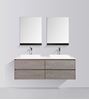 Picture of Madrid 1500 mm L CONCRETE cabinet SET, 4 drawers, Quartz stone countertop, 2 basins, DELIVERED to MAIN Cities 